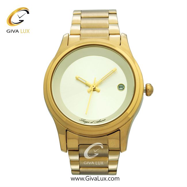 ساعت مچی اورجینال زنانه LdA طلایی | طلایی| سفید| کد رفرنس 2394